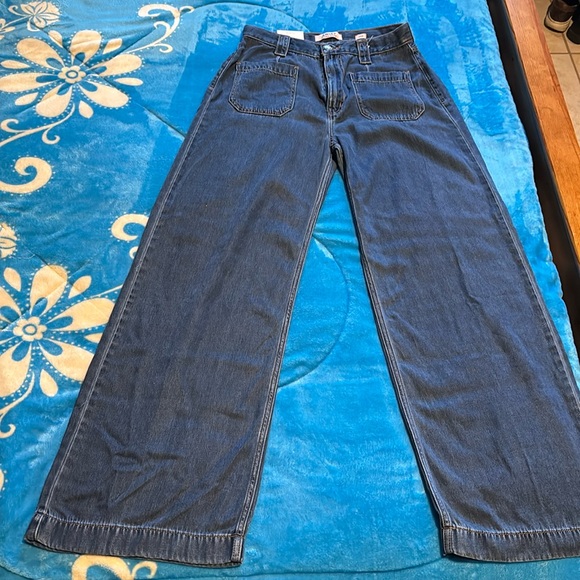 Ariat Denim - Ariat Women's Dark Blue Wide Leg Jeans